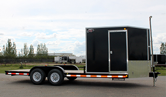 v-nose-flat-deck-trailer